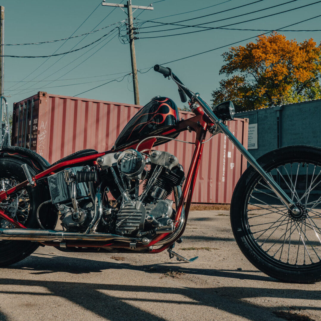 1947 Knucklehead Chopper – Honoring a Legacy with Vanilla Cycles Style