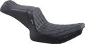 LE PERA Tailwhip Seat - Double Diamond - Black - FXR '82-'94 L-588DD