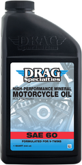DRAG SPECIALTIES OIL Engine Oil - SAE 60 - 1 U.S. quart 198923