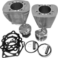 REVOLUTION PERFORMANCE, LLC Cylinder Kit - 85" - Big Bore - Natural Silver - Evolution Big Twin RP201-213W