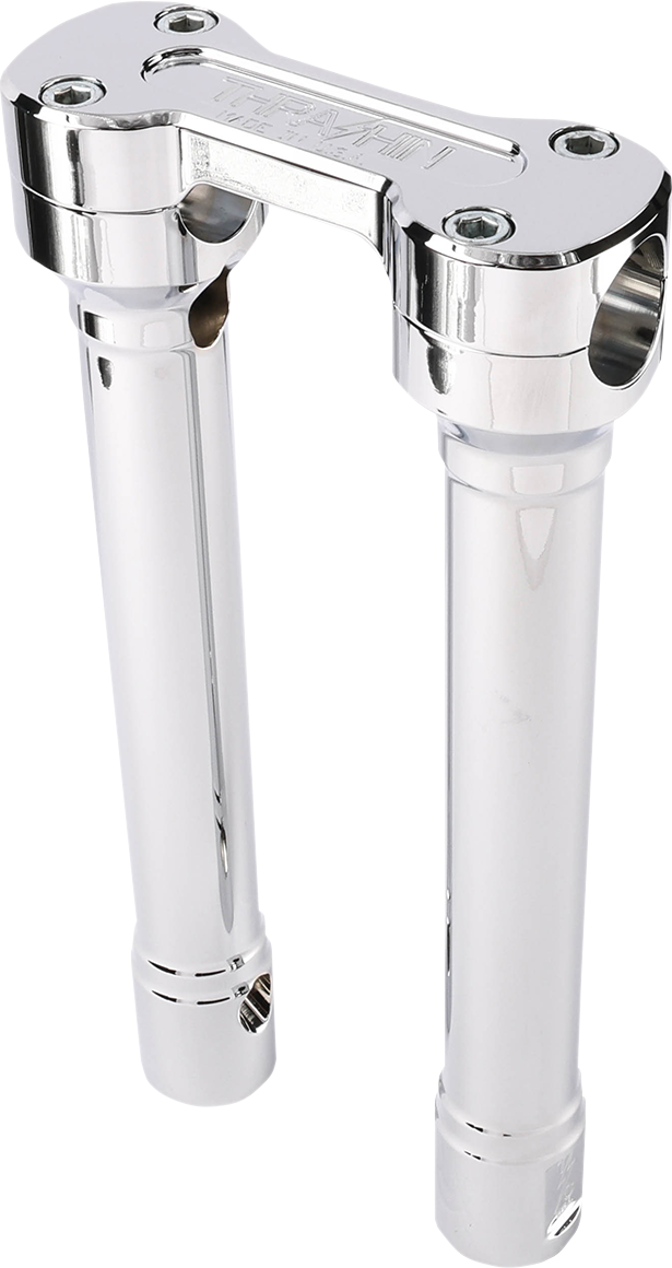 THRASHIN SUPPLY CO. Hole Shot Risers - 10" - Chrome TSC-1010-3