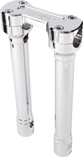 THRASHIN SUPPLY CO. Hole Shot Risers - 10" - Chrome TSC-1010-3