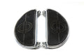 Half Moon Footboard Set Chrome