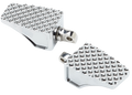 LA CHOPPERS County Line Billet Foot Pegs - Male Mount - Chrome LA-P100-00C