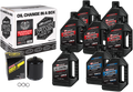 MAXIMA RACING OIL M8 Synthetic 20W-50 Oil Change Kit - Black Filter 90-129018PB