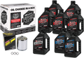 MAXIMA RACING OIL M8 Synthetic 20W-50 Oil Change Kit - Chrome Filter 90-129018PC