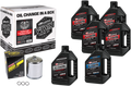 MAXIMA RACING OIL Twin Cam Synthetic 20W-50 Oil Change Kit - Chrome Filter 90-119016PC