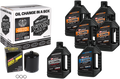 MAXIMA RACING OIL Evolution Mineral 20W-50 Oil Change Kit - Black Filter 90-069016PB