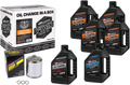 MAXIMA RACING OIL Evolution Mineral 20W-50 Oil Change Kit - Chrome Filter 90-069016PC