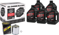MAXIMA RACING OIL Quick Change M8 Synthetic 20W-50 Oil Change Kit - Chrome Filter 90-129015PC