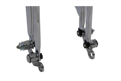 22 inch Inline Spring Fork Chrome +4 inch