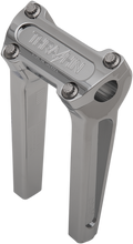 THRASHIN SUPPLY CO. Handlebar Risers - Straight - 8" - Chrome TSC-8000-3