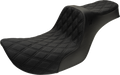 SLYFOX High Noon Seat - Vinyl - Black Double Diamond Stitch - FXR -'82-'00 4738C